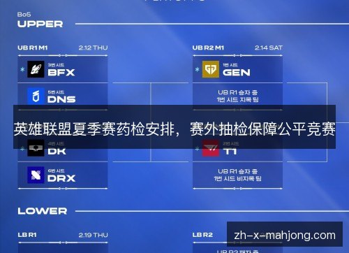 英雄联盟夏季赛药检安排，赛外抽检保障公平竞赛